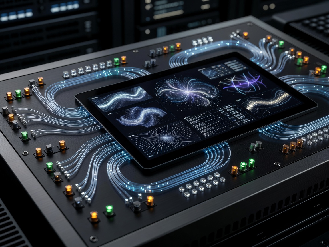 Encrypted session control display with high precision hardware analytics